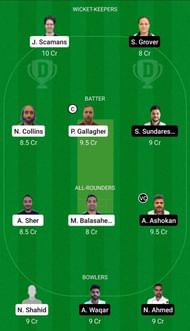FIN vs CZR Dream11 Team -1